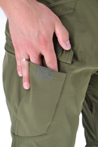 Тактические легкие штаны Soft Shell (без флиса) карго Eagle SP-02 Олива (Зеленые) L - изображение 6