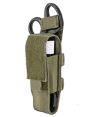 Универсальный тактический чехол (подсумок) для ножниц и турникета на систему Molle E-Tac GL-13 Green