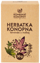 Конопляний чай з лавандою та мелісою Kombinat Konopny 20x1.5 г (5904139279311) - зображення 1