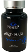 Herbatka Proherbis Skrzyp polny 400 mg 100 kapsułek (5902687152681) - obraz 1