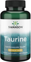 Дієтична добавка Swanson Таурин 500 мг 100 капсул (87614018270) - зображення 1