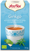 Органічний чай з гінкго Yogi Tea 17x18 г (4012824401440)