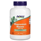 Вітаміни та мінерали NOW Magnesium Malate 1000 мг 180 таблеток