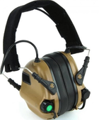 Активні захисні навушники Earmor M31 CB(MOD3) з кріпленням на голов під шолому, каску ( Коричневий ) - зображення 5