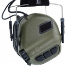 Активные защитные наушники Earmor M31 FG(MOD3) с крепление на голову под шлем. каску ORIGINAL ( Олива ) - изображение 5