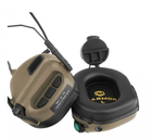 Активні навушники EARMOR M31H mod3 ORIGINAL для шолома, каски FAST Койот (M31H-CB/ARC-MOD3) - зображення 3