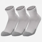 Шкарпетки UA Heatgear Quarter 3pk Білий 3 пари Уні L (1353262-100)