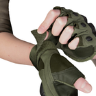 Перчатки CamoTec тактические беспалые Air Tac Shot Olivе М - изображение 2