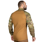 Боевая рубашка военная летняя CamoTec CM RAID Multicam/Coyote мультикам L - изображение 3