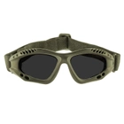 Тактические очки Mil-Tec Commando Goggles Air Pro Smoke олива - изображение 3