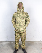 Куртка парка анорак військова форма бавовна 100% камуфляж multicam MTP 44-46, зріст 5/6 - зображення 4