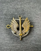 Кокарда Беретний знак морської піхоти нового зразка 5*5 см золотий (1741365796) - изображение 3