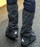 Бахилы для обуви от дождя, грязи M (28,5 см) и Термоплащ Спасательный из фольги ХАКИ (vol-10539) - изображение 5