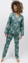 Жіноча піжама Cyberjammies Hannah 9755-9756 14/L Зелений з принтом леопарда (5051877458031)