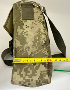 Сумка военная тактическая для противогаза, фильтров, масок, цвет пиксель - изображение 8