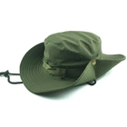 Панама захисний капелюх тактичний для ЗСУ, полювання, риболовлі Олива - зображення 2