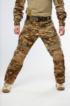 Летние тактические штаны (брюки) камуфляж мультикам, размер L - изображение 5