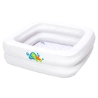 Детский надувной бассейн Bestway 51116, белый, 86 х 86 х 25 см