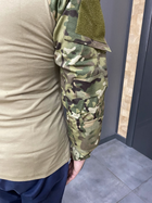 Армійська тактична сорочка Убакс з пазами під лікті Yakeda Combat Койот Мультикам 3XL - зображення 4