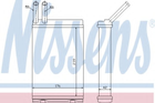 Радіатор обігрівача 740/760/940/960/S90/V90 вир-во Nissens Nissens (73642)