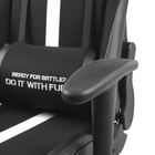 Fotel gamingowy Fury Gaming Chair Avenger XL 60 mm Black-White (NFF-1712) - obraz 10