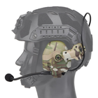 Наушники тактические активные универсальные HD-16 Multicam Мультикам - изображение 5