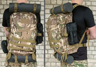 Рюкзак тактический штурмовой 30 л трехдневный мультикам (армейский, для ВСУ) - изображение 4