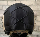 Чехол на каску кавер черный размер М/L FAST, TOR, TOR-D - изображение 8