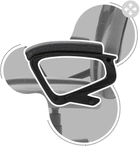 Fotel gamingowy huzaro HZ-Ranger 1.0 Grey Mesh - obraz 5