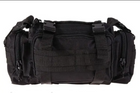 Тактическая сумка 5 л (35х15х13 см) Attack Черний - изображение 5