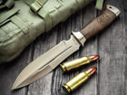 Нож Нескладной Охотничий Тактический Милитари с Гербом Украины - изображение 2