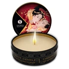 Массажная свеча с ароматом клубники Shunga MINI MASSAGE CANDLE Sparkling Strawberry Wine 30 мл (SO2519)