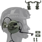 Комплект активные наушники + крепления (чебурашка) EARMOR M32 Олива - изображение 1