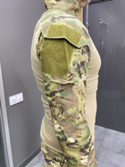 Армейская тактическая рубашка Убакс с пазами под локти Yakeda Combat Койот Мультикам 3XL - изображение 3