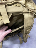 Военный рюкзак 45 л. Yakeda, Койот, тактический рюкзак для военных, армейский рюкзак для солдат - изображение 4