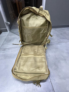Військовий рюкзак 45 л. Yakeda, Койот, тактичний рюкзак для військових, армійський рюкзак для солдатів - зображення 10