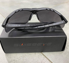 Окуляри тактичні Swiss Eye Lancer, затемнене скло, сертифіковані, 1 змінне скло, балістичні окуляри - зображення 2