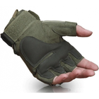 Перчатки без пальцев штурмовые тактические мужские L - изображение 3