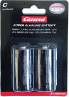 Лужні батарейки Carrera 600104 C 1.5 В LR14 2 шт. (9003150122913) - зображення 1