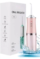 Портативный Ирригатор Oral Irrigator для чистки зубов 1500mah Розовый SJ-32-Pink