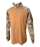 Рубашка Tactic4Profi УБАКС рипстоп-кулмакс мультикам-койот с длинным рукавом XXL - изображение 1