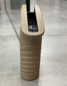Рукоятка пістолетна для AK 47/74, гумова GRIP DLG-098, колір Койот, з відсіком для батарейок - зображення 4
