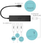 USB-хаб i-Tec Slim USB Type-C 4-in-1 (C31GL3SLIM) - зображення 3