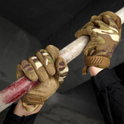 Тактичні військові рукавички WTACTFUL повнопалі, сенсорні multicam L - зображення 4