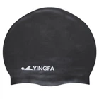 Шапочка для плавання дитяча силіконова Yingfa Junior Fit K0061 Black