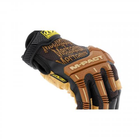 Рукавиці тактичні Mechanix Wear M-Pact Leather Fingerless Framer Gloves LFR-75 S (2000980571796) - зображення 4