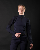 Рубашка тактическая женская BEZET Combat синий - XL - изображение 4