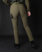 Жіночі брюки карго тактичні BEZET Байрактар хакі - L - зображення 2