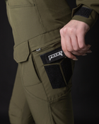 Жіночі брюки карго тактичні BEZET Байрактар хакі - XL - зображення 4