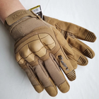 Тактичні рукавиці Повнопалі M-Pact 3 захисні Mechanix MX-FIT L Coyote - зображення 4